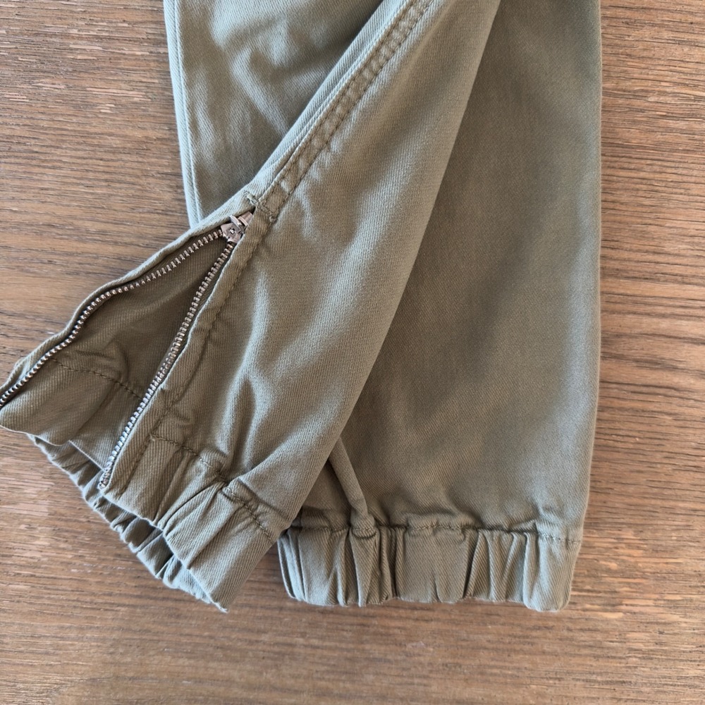 Mavi IVY Mid Rise Slim Cargo Jeans Pants Jogger-Khaki Green-Women Sz 25/28-Small - Picture 15 of 16